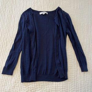 Loft navy cardigan